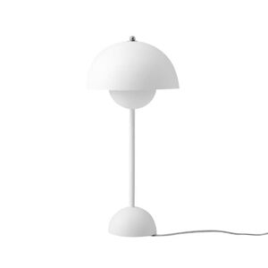 Lampe a poser & Tradition FLOWERPOT VP3-Lampe de table Metal H50cm Blanc