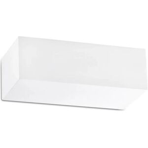 Applique murale Faro EACO-Applique murale en platre L21,8cm Blanc