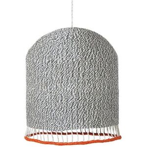 Ferm Living Suspension Ferm Living BRAIDED-Suspension Papier tressée Ø32cm Gris