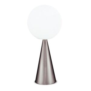 Lampe a poser Fontana Arte BILIA-Lampe de table avec variateur Verre/Metal H43cm Argente