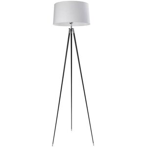 Lampadaire Forestier LORD-Lampadaire Trepied Carbone & Textile H183cm Blanc