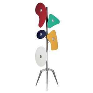 Lampadaire Foscarini ORBITAL-Lampadaire Tripode Métal & Verre Satiné H170cm Multicolore - Publicité