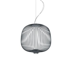 Suspension Foscarini SPOKES 2-Suspension LED Fils de Fer H52,5cm Gris