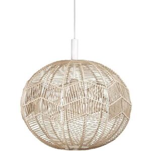 Suspension Globen Lighting MISSY-Suspension rotin Ø45cm Bois