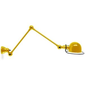 Applique murale Jielde LOFT-Applique murale 2 bras articules avec interrupteur Metal L40-80cm Jaune