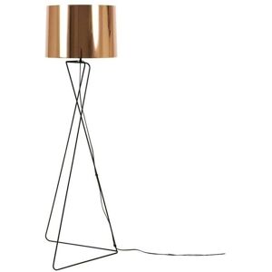 Luz Eva Lampadaire Luz Eva MARQUISE-Lampadaire Métal Pied Noir H128cm Cuivre