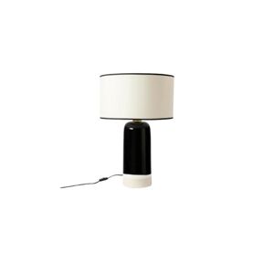 Lampe à poser Maison Sarah Lavoine SICILIA-Lampe à poser Céramique & Coton H57,5cm Noir