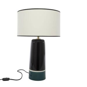 Lampe à poser Maison Sarah Lavoine SICILIA-Lampe à poser Céramique & Coton H57,5cm Noir