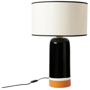 Lampe à poser Maison Sarah Lavoine SICILIA-Lampe à poser Céramique & Coton H57,5cm Orange