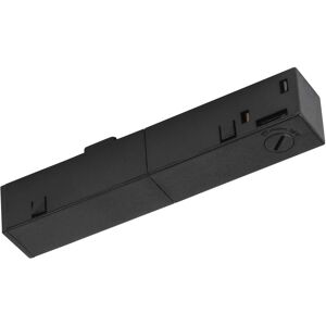 SLV Embout dSINGLE-QUOTE-REPLACERalimentation droite, 48V TRACK, noir, DALI - 3 phases électrique rail 48V