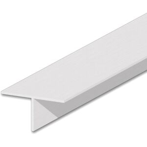 ISOLED Profilé en T pour construction sèche LED 12, blanc RAL 9003 200cm - Profilés LED et profilés encastrés