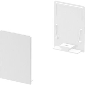 SLV GRAZIA 20, embouts pour profil en saillie standard, avec diffuseur haut, blanc, 2 pieces - Accessoires pour eclairage decoratif