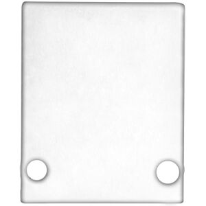 ISOLED Capuchon EC89W aluminium blanc RAL 9003 pour profile CACHER SIMPLE, vis incluses - Accessoires divers