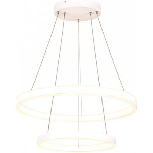 SLV ONE DOUBLE, suspension intérieure, up/down, blanc, LED, 35W, 2700/3000K, interrupteur CCT - Lampes pendulaires