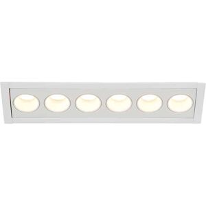 SLV MILANDOS 6, encastré de plafond, blanc, 2700 K, 45° - Spot de plafond