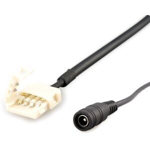 ISOLED Adapt bipolaire de 180 mm avec connect rond et connect a clip pour ruban LED IP20 10mm et - Accessoires pour eclairage decoratif