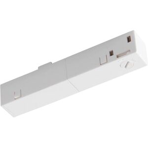 SLV Embout dSINGLE-QUOTE-REPLACERalimentation droite, 48V TRACK, blanc, DALI - 3 phases électrique rail 48V