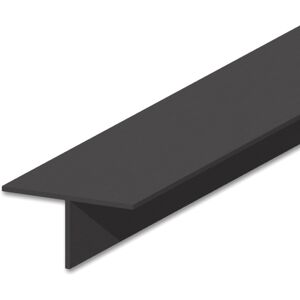 ISOLED Profilé en T pour construction sèche LED 12, noir 9005 200cm - Profilés LED et profilés encastrés