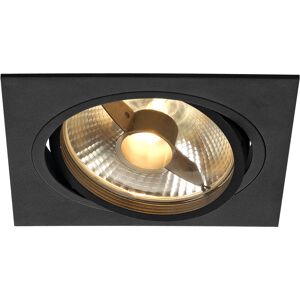 SLV NEW TRIA 150, encastré de plafond intérieur, simple, carré, noir mat, GU10/QPAR111, 75W - Spot de plafond - Publicité