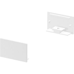 SLV GRAZIA 20, embouts pour profil en saillie plat, avec diffuseur plat, blanc, 2 pieces - Accessoires pour eclairage decoratif