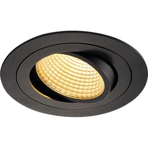 SLV NEW TRIA 110, encastré de plafond intérieur, simple, rond, noir, LED, 15W, 2700K, clips - Spot de plafond - Publicité