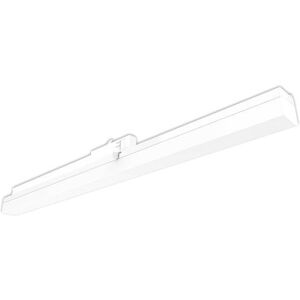 ISOLED Luminaire Lineaire pour rail 3 allumages 600mm, 20W, blanc neutre, blanc - Lampes avec adaptateur triphase 230V