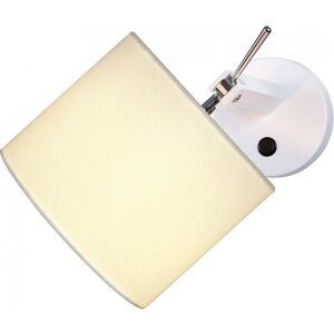 SLV FENDA, applique interieure, base, blanc, E27, 40W max, orientable, sans abat-jour - Lampes murales et de plafond