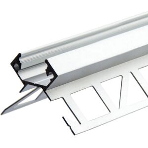 ISOLED Profile de carrelage LED angle exterieur, 250 cm - Profiles LED et profiles encastres