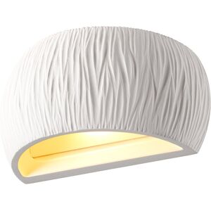 SLV PLASTRA, applique intérieure, incurvé, blanc, R7s 118mm, QT-DE12, 20W max - Lampes murales et de plafond