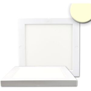 ISOLED Plafonnier Slim 18 mm, blanc, 18 W, transformateur integre, blanc chaud - Lampes murales et de plafond