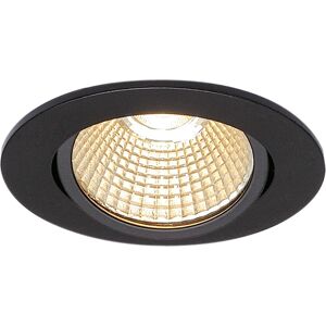 SLV NEW TRIA 68, encastre de plafond interieur, simple, rond, noir mat, LED, 7,2W, 1800-3000K -B-Stock- - Soldes% Lampes pour maisons et magasins