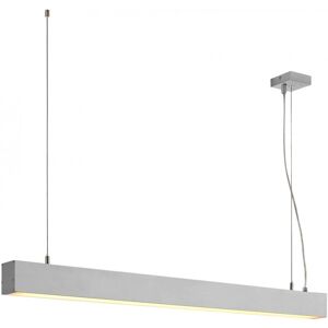 SLV GLENOS®, suspension profilée intérieure, 1m, gris argent, LED, 43W, 3000K, variable 1-10V - Lampes pendulaires