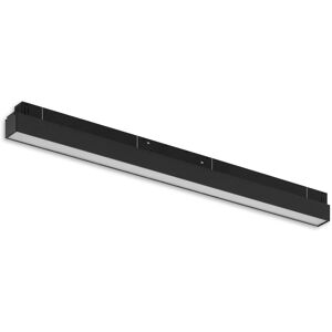 ISOLED Track48 lumiere lineaire 60cm noir, 20W, 120°, 48V DC, 3000K, CRI90, dimmable DALI - Lampes avec adaptateur triphase 48V