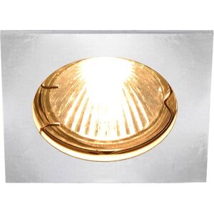 SLV PIKA, encastré de plafond intérieur, carré, fixe, chrome, GU10/QPAR51, 50W max - Luminaires encastrés