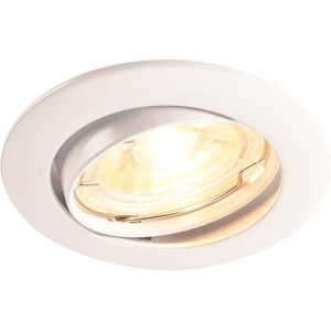 SLV PIKA, encastre de plafond interieur, rond, orientable, blanc, GU10/QPAR51, 50W max -B-Stock- - Soldes% Lampes pour maisons et magasins