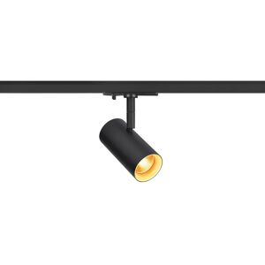 SLV NOBLO® SPOT, spot 1~, rond, 2700 K, 6 W, coupure en fin de phase, 32°, noir - Lampes avec adaptateur monophasé