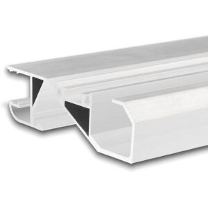 ISOLED Profil de la plinthe LED CACHER LE FOND blanc RAL 9003 - Profiles LED et profiles encastres