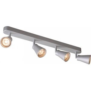 SLV AVO, applique et plafonnier intérieur, quad, gris argent, GU10/QPAR51, 4x 50W max - Lampes murales et de plafond