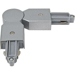 Artecta 1-Phase Corner Connector Argent - (RAL9006) - Accessoires pour barres conductrices monophasees