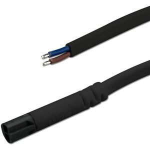 ISOLED Cable de connexion mini-prise male, 1 m, 2x0,75, IP54 noir, max. 48V - Accessoires divers