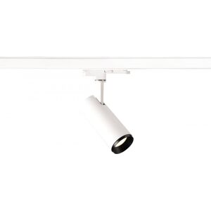 SLV NUMINOS, spot pour rail 3 allumages, intérieur, 60°, blanc/noir, LED, 10,42W, 4000K - Lampes avec adaptateur triphasé 230V