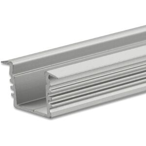 ISOLED Profilé d'encastrement LED DIVE12 aluminium anodisé, 200 cm - Profilés LED et profilés encastrés