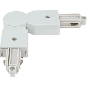 Artecta 1-Phase Corner Connector Blanc - (RAL9003) - Accessoires pour barres conductrices monophasees