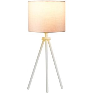 SLV FENDA, lampe a poser interieure, trepied, blanc, E27, 40W max, sans abat-jour - Lampes d?ambiance, de table et sur pied