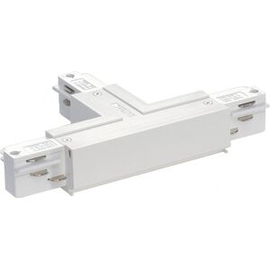 Eutrac 3 Phases T-Connecteur, Bus de données, intérieur droit, blanc - Accessoires pour barres conductrices triphasées