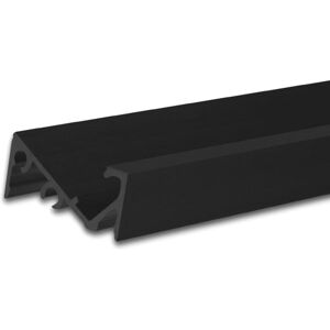 ISOLED Profil en applique LED FURNIT6 S aluminium noir RAL 9005, 200cm - Profilés LED et profilés encastrés