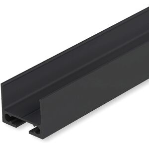 ISOLED Serrure a cable TUNNEL pour profiles, noir, 200cm - Profiles LED et profiles encastres