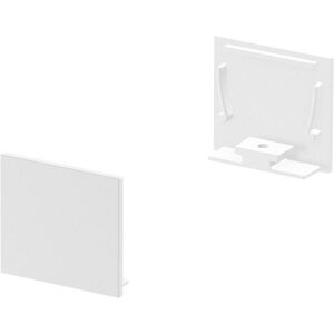 SLV GRAZIA 20, embouts pour profil en saillie standard, avec diffuseur plat, blanc, 2 pieces - Accessoires pour eclairage decoratif