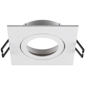 SLV NEW TRIA® 68, cadre de montage pour plafonnier, L : 8,2 l : 8,2 H : 2,6 cm, IP 20, blanc - Encastrés de plafond