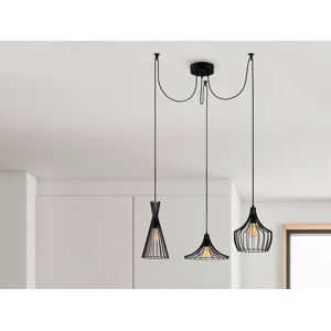 Mobistoxx Suspension MEZUT 3 lampes noir